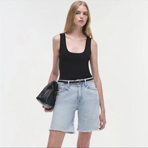 Jonathan Simkhai Light Blue Denim Shorts 24
